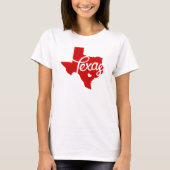 Red Texas Heart T-Shirt (Vorderseite)