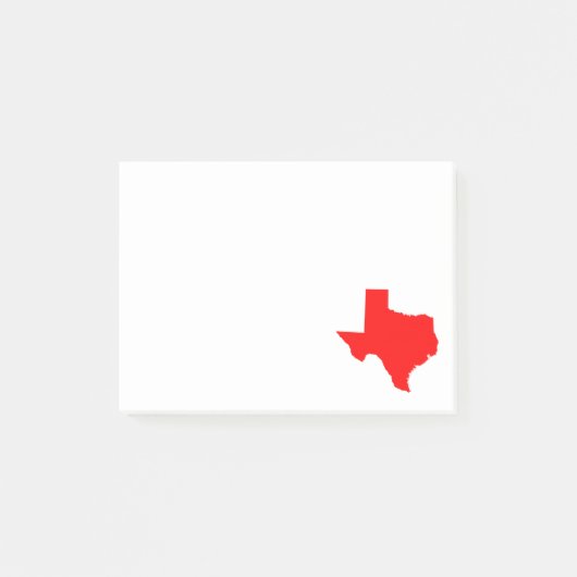 Red Texas Post-it Klebezettel (Vorderseite)
