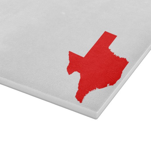 Red Texas Schneidebrett (Ecke)
