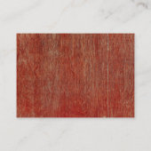 Red Textile Save the Date Begleitkarte (Rückseite)