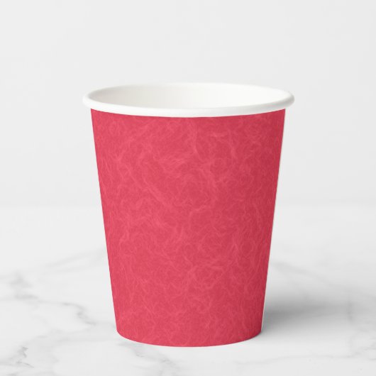 Red textured background with  swirling pattern pappbecher (Rückseite)