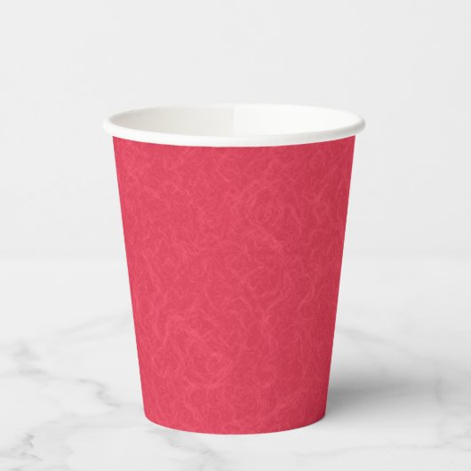 Red textured background with  swirling pattern pappbecher (Links)