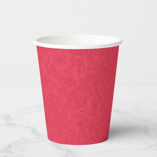 Red textured background with  swirling pattern pappbecher (Vorderseite)