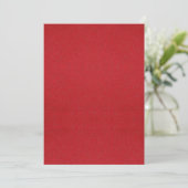 Red Textured Danke Card - Bulk Custom (Stehend Vorderseite)