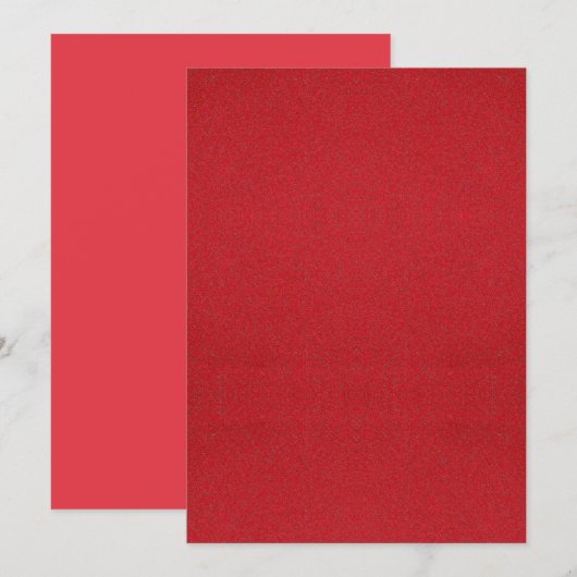 Red Textured Danke Card - Bulk Custom (Vorne/Hinten)