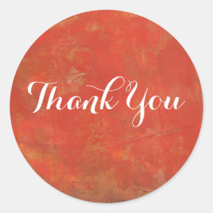 Red Textured Grunge Abstrakter Hintergrund Vielen  Runder Aufkleber