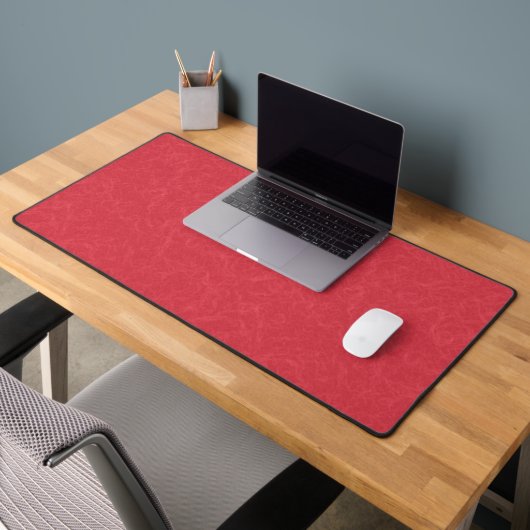 Red textured surface with subtle swirling pattern schreibtischunterlage (Büro 2)