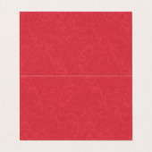 Red textured surface with subtle swirling pattern visitenkarten (Außenseite Aufgefaltet)