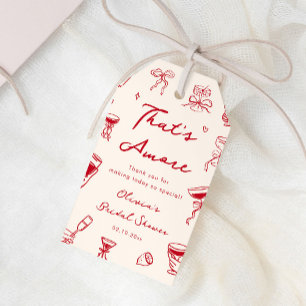 Red Thates Amore Brautparty Geschenkanhänger
