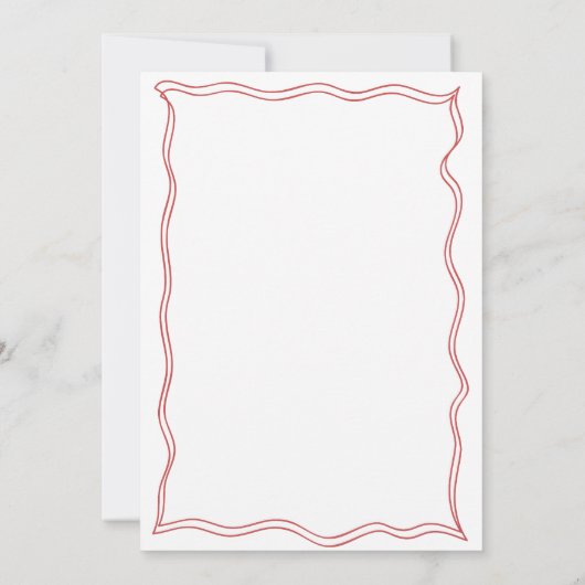 Red That's Amore Italian Pizza Wine Brautparty Einladung (Rückseite)