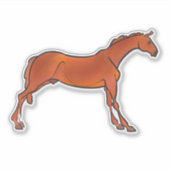 Red the Saddlebred Aufkleber (Vorderseite)