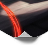 Red Thread of Fate Heartbreak Gothic Fantasy Poster (Ecke)