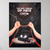 Red Thread of Fate Heartbreak Gothic Fantasy Poster (Vorne)