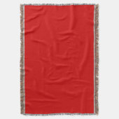 Red Throw Blanket Decke (Vorderseite Vertikal)