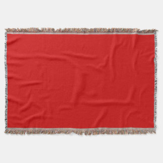 Red Throw Blanket Decke