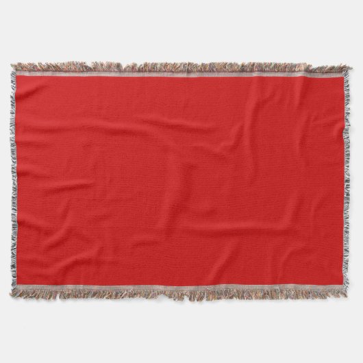 Red Throw Blanket Decke (Vorderseite)