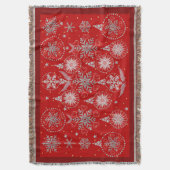 Red Throw Decke (Vorderseite Vertikal)