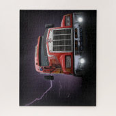 Red Thunder KW Big Rig 18 Wheeler Puzzle (Vertikal)