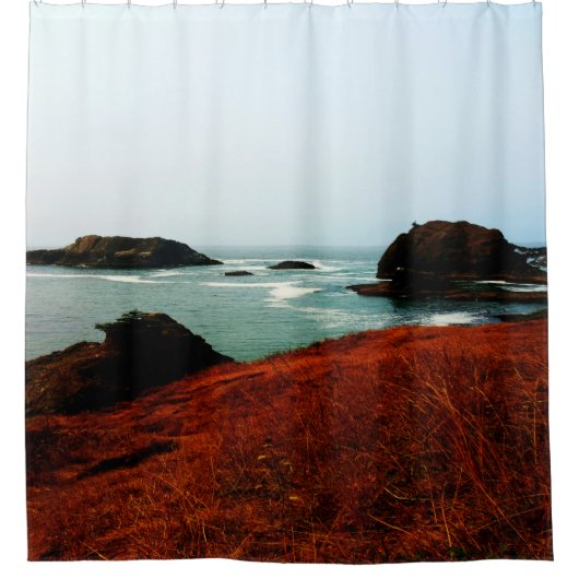 Red Thunder Rock Cove Duschvorhang (Vorderseite)