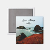 Red Thunder Rock Cove Magnet (Vorderseite/Rückseite)