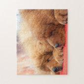 Red Tibetan Mastiff Hund Jigsaw Puzzle (Vertikal)