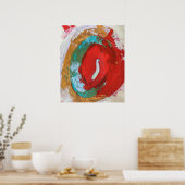 Red Tide 20 x 24 Poster (Küche)