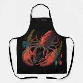 Red Tide Lobster | Koch Name Schürze (Vorderseite)
