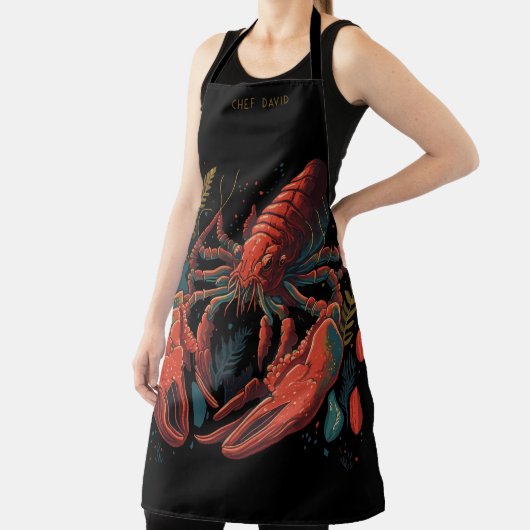 Red Tide Lobster | Name des Koch Schürze (InSitu)