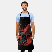 Red Tide Lobster | Name des Koch Schürze (Getragen)