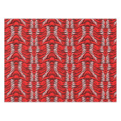 Red Tiger Animal Skin Pattern Design  Tischdecke (Vorderseite (Horizontal))