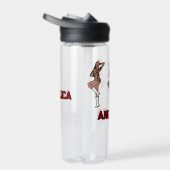 Red Tiger Dancer #1 Trinkflasche (Rechts)