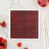 Red Tiger Digital Print Serviette (Beispiel)