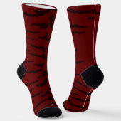 Red Tiger Digital Print Socken (Gewinkelt)