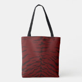 Red Tiger Digital Print Tasche (Rückseite)