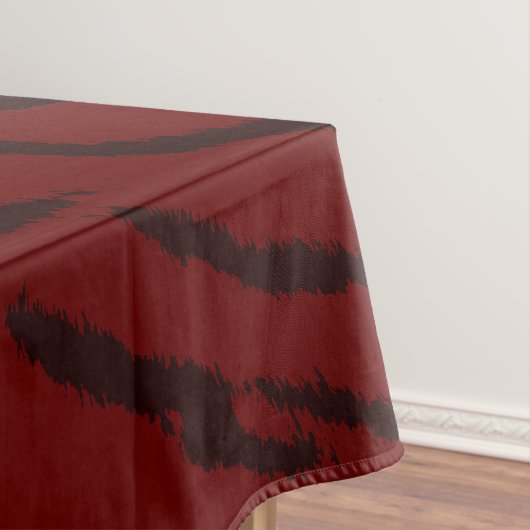 Red Tiger Digital Print Tischdecke (Beispiel)