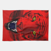 Red Tiger Geschirrtuch (Horizontal)