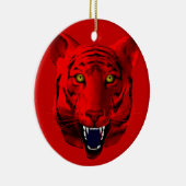 Red Tiger Keramikornament (Rechts)