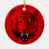 Red Tiger Keramikornament (Vorne)