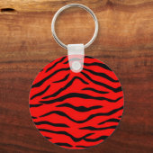 Red Tiger Pattern Schlüsselanhänger (Vorderseite)