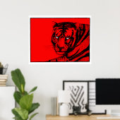 RED TIGER POSTER (Heimbüro)