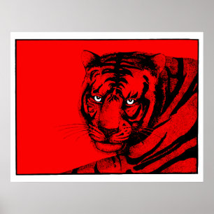 RED TIGER POSTER