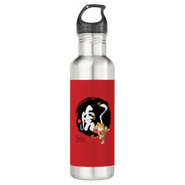 Red Tiger Symbol, Kung Fu Tiger, chinesisches Neuj Edelstahlflasche