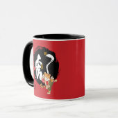 Red Tiger Symbol, Kung Fu Tiger, chinesisches Neuj Tasse (Vorderseite Links)