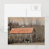 Red Tin Roof Postkarte (Vorne/Hinten)