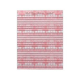 Red Tiny Dancer Notepad Notizblock