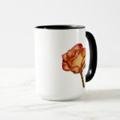 Red Tipped Rose Tasse (VorderseiteRechts)
