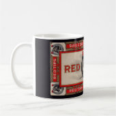 Red Tips Zigarrenlabel print Kaffeetasse (Links)