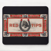 Red Tips Zigarrenlabel print Mousepad (Vorne)