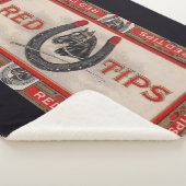 Red Tips Zigarrenlabel print Sherpadecke (3/4)