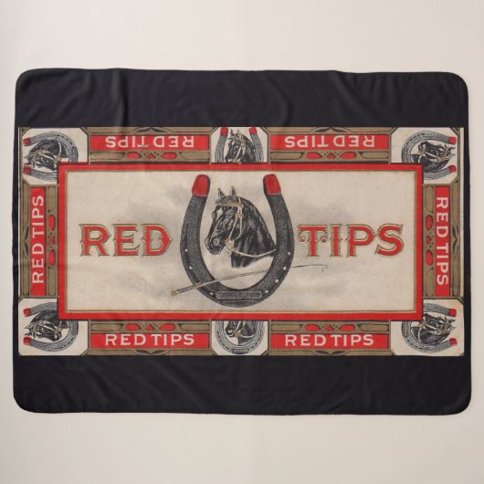Red Tips Zigarrenlabel print Sherpadecke (Vorderseite (Horizontal))